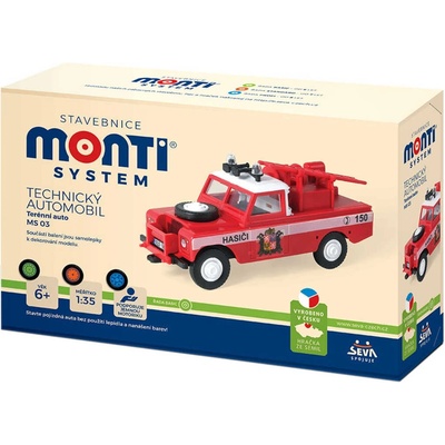 SEVA Monti System 03 Auto Land Rover TEAM 21 stavebnice MS03 0101-3 3