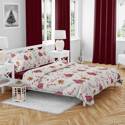 Textilomanie bavlna obliečky GINGER REST biele 70x90 140x200