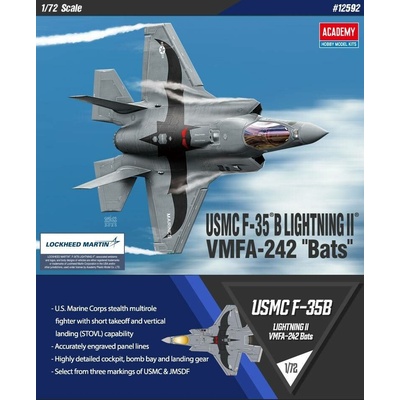 Academy Lockheed Martin F-35B Lightning II VMFA-242 Bats 1:72