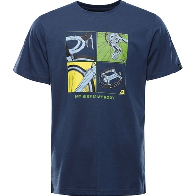 ALPINE PRO Мъжка тениска от органичен памук ALPINE PRO TERMES 3 blue wing teal вариант pa ALPINE PRO | Sin | МЪЖЕ | XS