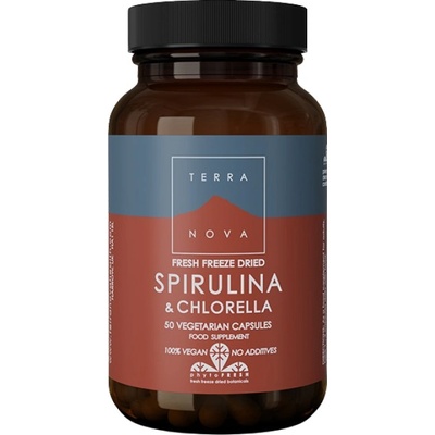 Terranova Spirulina & Chlorella [50 капсули]