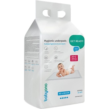 BabyOno Get Ready Hygienic Underpads еднократни подложки за смяна на пелените 40 x 60 cm 22 бр