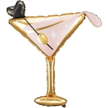 Party Deco Фолиев Балон, Чаша За Мартини, 126х93см