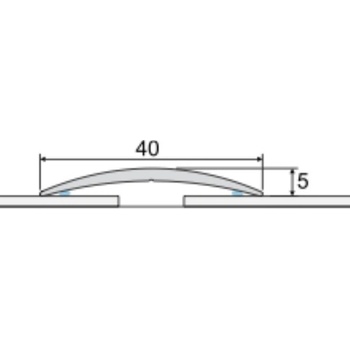 Effector Prechodový profil Orech Siena A13 2,7 m