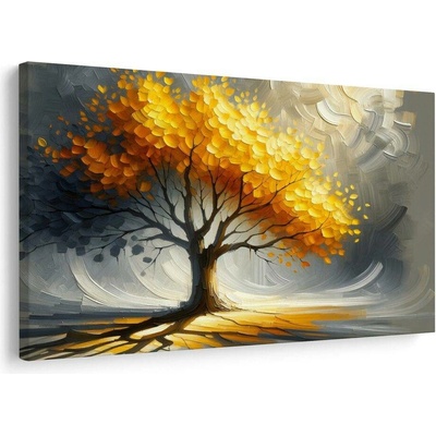 Obraz podzimní strom života v záři - 120x80