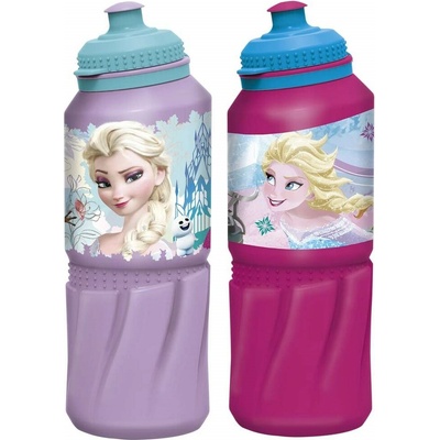 BANQUET Fľaša plastová športová EASY FROZEN FLORAL 420 ml