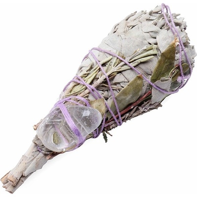 Nefertitis Šalvěj bílá Aura Cleansing vykuřovací svazek NF27655 cca 10 cm