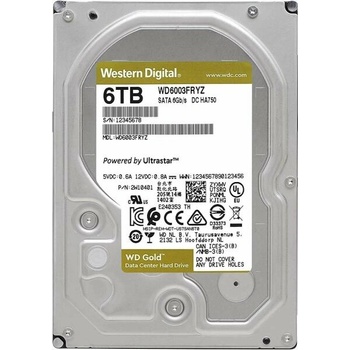 Image 1 of Western Digital WD Gold DC 6TB SATA3 (WD6003FRYZ)