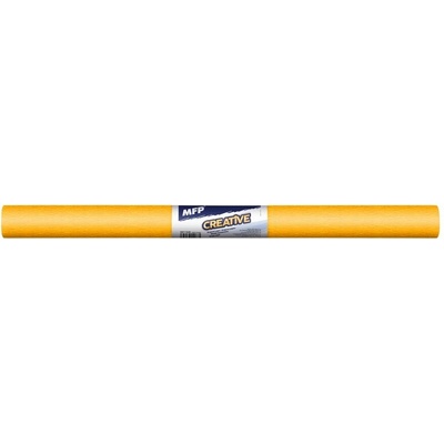 Krepový papír role 50x200cm oranžový světlý