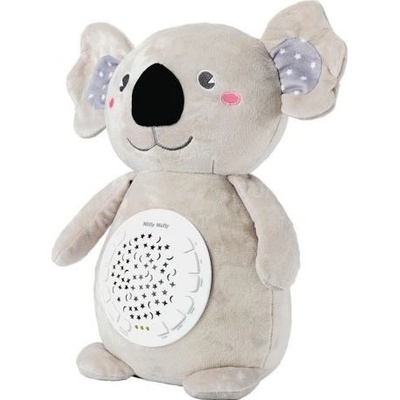 Milly Mally plyšový zaspávačik koala s projektorom sivá