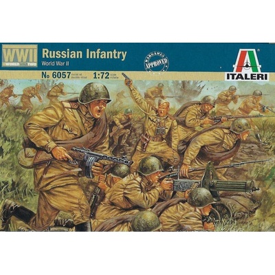 Italeri figurky WWII Russian srabácká armada Infantry 6057 1:72