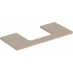 Geberit Плот за мивка Geberit One с централен изрез, бежов дъб, 105 см (505.284.00.5)