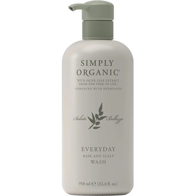 Simply Organic Everyday Hair & Scalp Wash jemný šampón na časté umývanie 958 ml