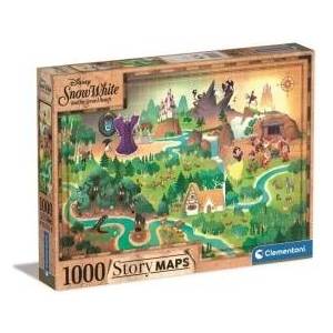 Clementoni Disney Snow White Story Maps puzzle 1000pzs