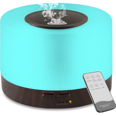 HomePro HP-3479 Aroma difuzér 7 světel tmavě hnědá 500 ml