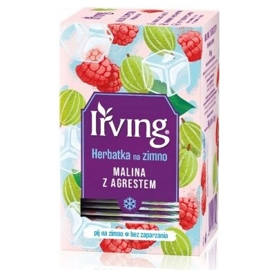 Irving Čaj na ľadový čaj MALINA EGREŠ 20 vrecúšok