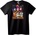 NOONEBRAND Тениска Хелоуин Анимационни Герои - 2XL, Black