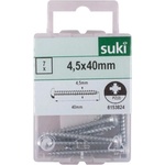 Suki ВИНТ ЗА ДЪРВО 4.5x40 ММ suki 7 БРОЯ (4004575538247)