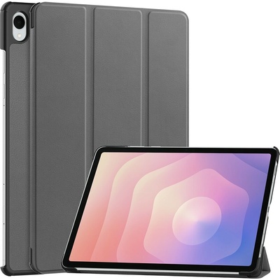 Vsetkonamobil 122538 LEATHER Zaklápací kryt pre Samsung Galaxy Tab S11 šedý