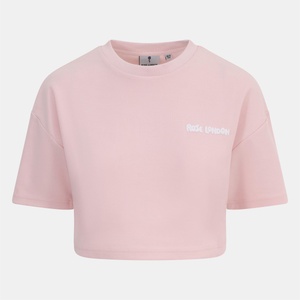Rose London Детска тениска Rose London Authentic Crop T-shirt Junior Girls - Pink