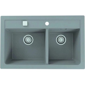 Alveus Композитна мивка Alveus Atrox 50 сива 79х50см (1132001) Мивка за вграждане