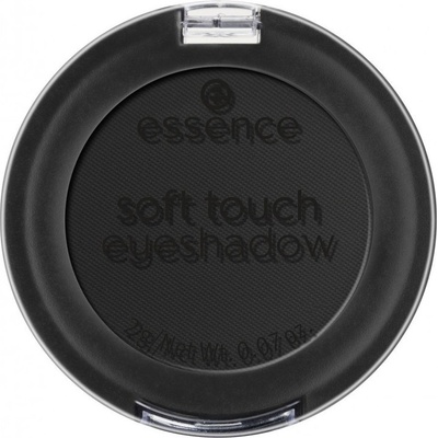 Essence Soft Touch mono očné tiene 06 Pitch Black 2 g