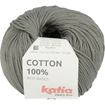 Katia Cotton 100% tmavá sivá 15