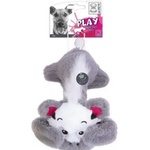 M-PETS Играчка за кучета M-Pets Dog Toy KIM - Дълга плюшена играчка сива, 15 х 11 х 36 см - Белгия 10639699