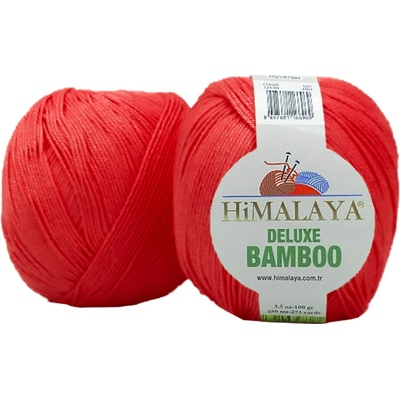 Himalaya příze DeLuxe Bamboo_124-10 červená