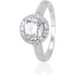 Silenti Jewelry Сребърен пръстен "Морско Сияние" - 7 - 54.5мм (17.2мм диам. )