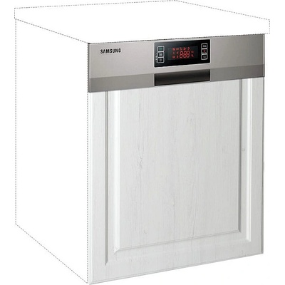 Matis Врата за съдомиялна машина RUSTIC Mask 60x60 бял