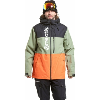 Meatfly Мeatfly мъжко ски и сноуборд яке Manifold Black / Orange Meatfly | Cheren | МЪЖЕ | XL