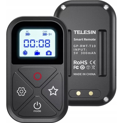 Telesin T10 Bluetooth dálkový ovladač na GoPro Hero 9 / 8 GP-RMT-T10 – Zbozi.Blesk.cz
