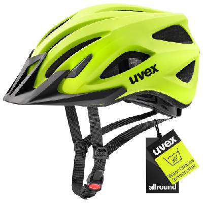 viva 3 - lightweight all-round helmet for men and women - individual size adjustment - washable interior - neon yellow matt - 52-57 cm - S4109841115