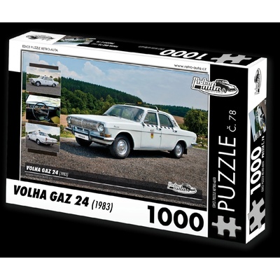 Retro-auta č. 78 Volha GAZ 24 1983 1000 dielov