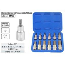 imbus Gola ořech 1/ 2" sada 12 kusů H5-H22