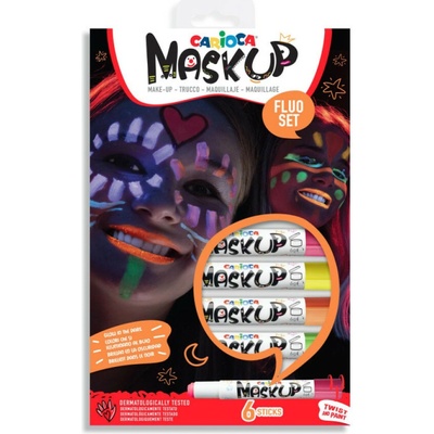 Carioca Mask up neon 6 ks 31563