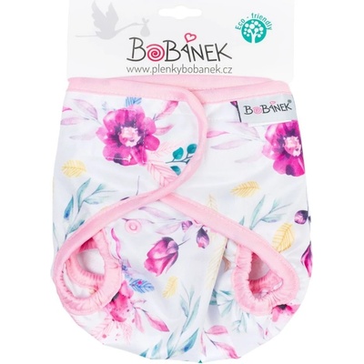 Bobánek Vrchné nohavičky PUL SZ Ružové kvety