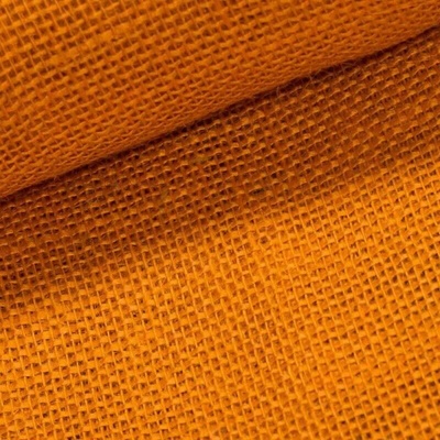 Juta technická (pytlovina), oranžová, CELÁ ROLE 30m