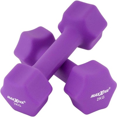 MAXXIVA sada činiek s neoprénovým poťahom 2 x 2 kg