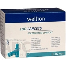 Wellion 28G Lancets 0,36 mm 200 ks