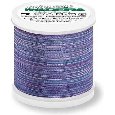 Vyšívací nitě PES Madeira Polyneon (200m) - melírované barva 1508 lavender