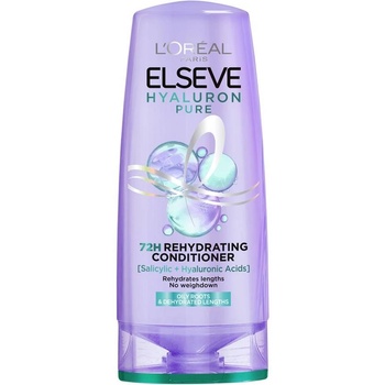 Image 1 of L'Oréal L'Oreal Elseve Балсам за мазни корени и сухи краища Hyaluron Pure, 200 ml