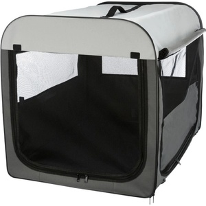 TRIXIE Soft Kennel Basic M-L сив 95 x 75 x 70 cm