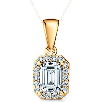 Savicki Prívesok This is Love žlté zlato laboratórne diamanty TIL Z01 EM 050 LAB Z