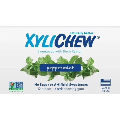 Xylichew peppermint žvýkačky 12 ks