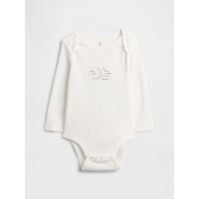 GAP Baby body Unisex Biela