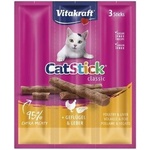 Vitakraft Cat Stick саламени пръчици за котка с птиче месо и черен дроб 3бр