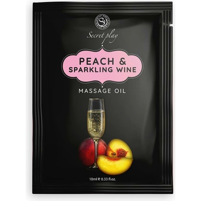 Secret Play Peach & Sparkling Wine massage oil Sachet 10ml