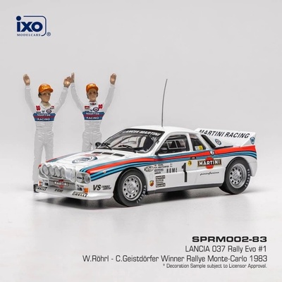 IXO Lancia 037 Rally Evo Rally Monte Carlo 1983 #1 Röhrl Geistdörfer 1:43